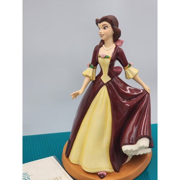 WDCC Belle Holiday Princess Gift of Love Beauty Beast Disney Retired COA Box - Picture 8 of 16